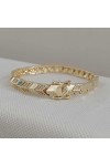 Zirkon Taşlı Gold Kadın Bileklik