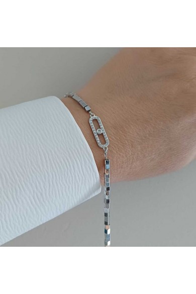 Zirkon Taşlı Kadın Bileklik
