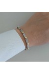 Zirkon Taşlı Kadın Gold Yıldız Temalı Bileklik