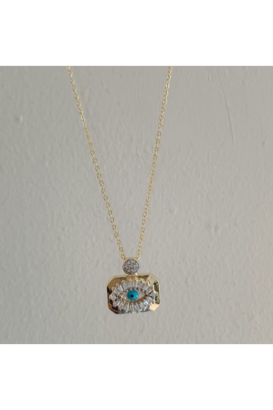 Tasarım Nazar Gözlü Kadın Kolye