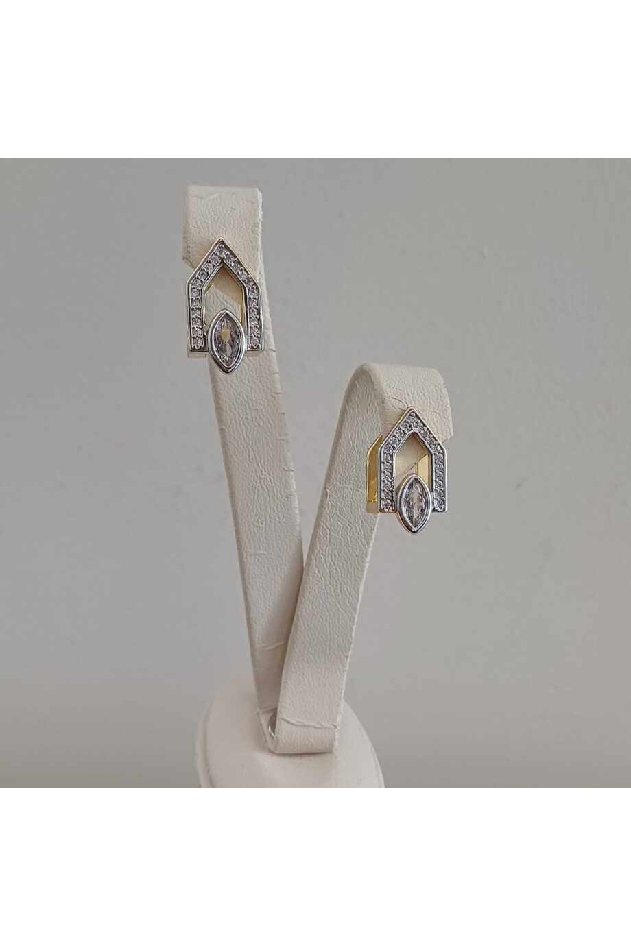 Zirkon Taşlı Kadın Küpe