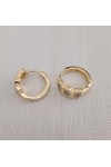 Zirkon Taşlı Gold Kadın Küpe