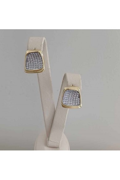 Tasarım Kadın Küpe Zirkon Taşlı