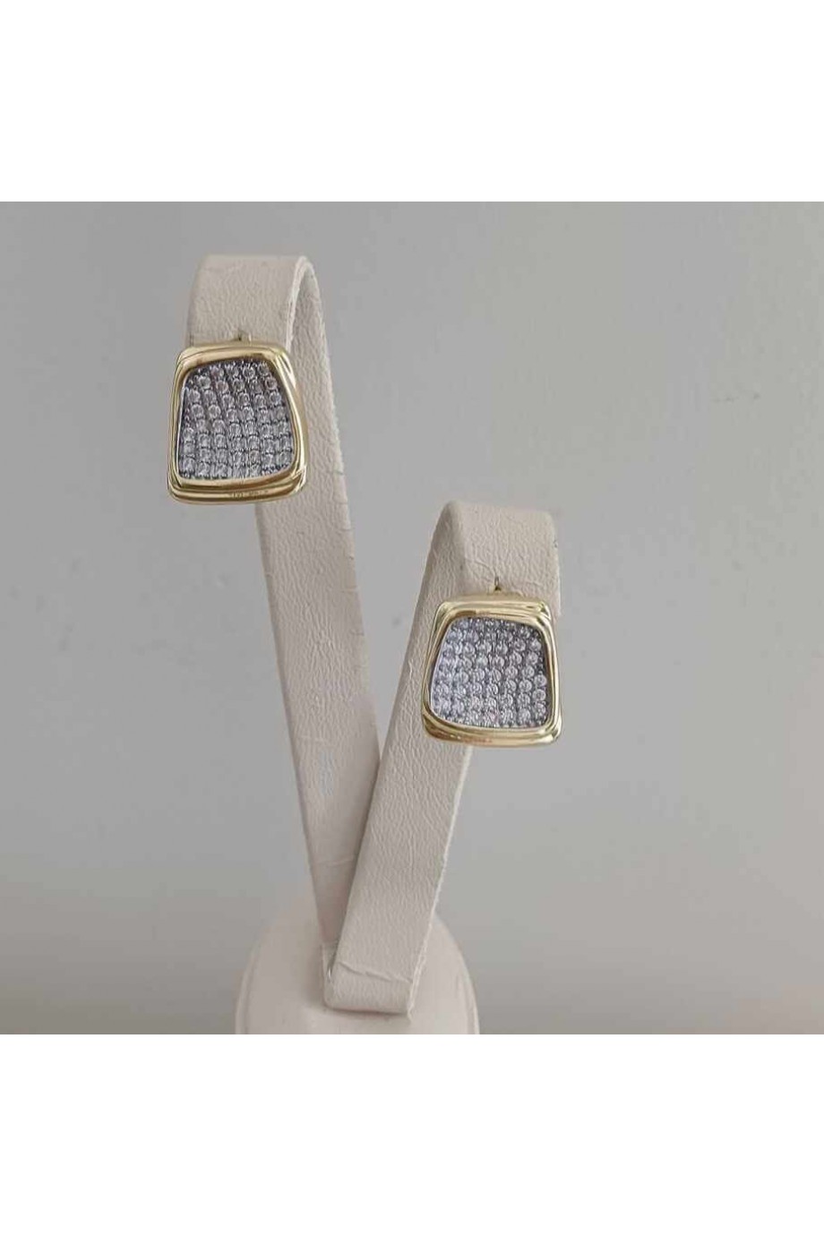 Tasarım Kadın Küpe Zirkon Taşlı