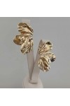 Yaprak Model Gold Kadın Küpe