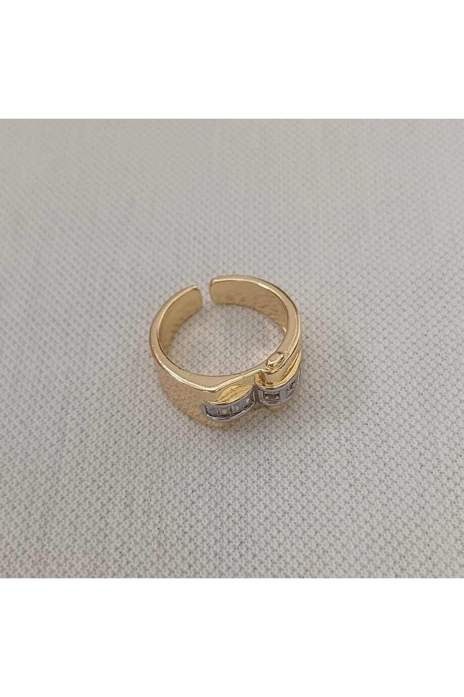 Gold Zirkon Taşlı Kadın Yüzük