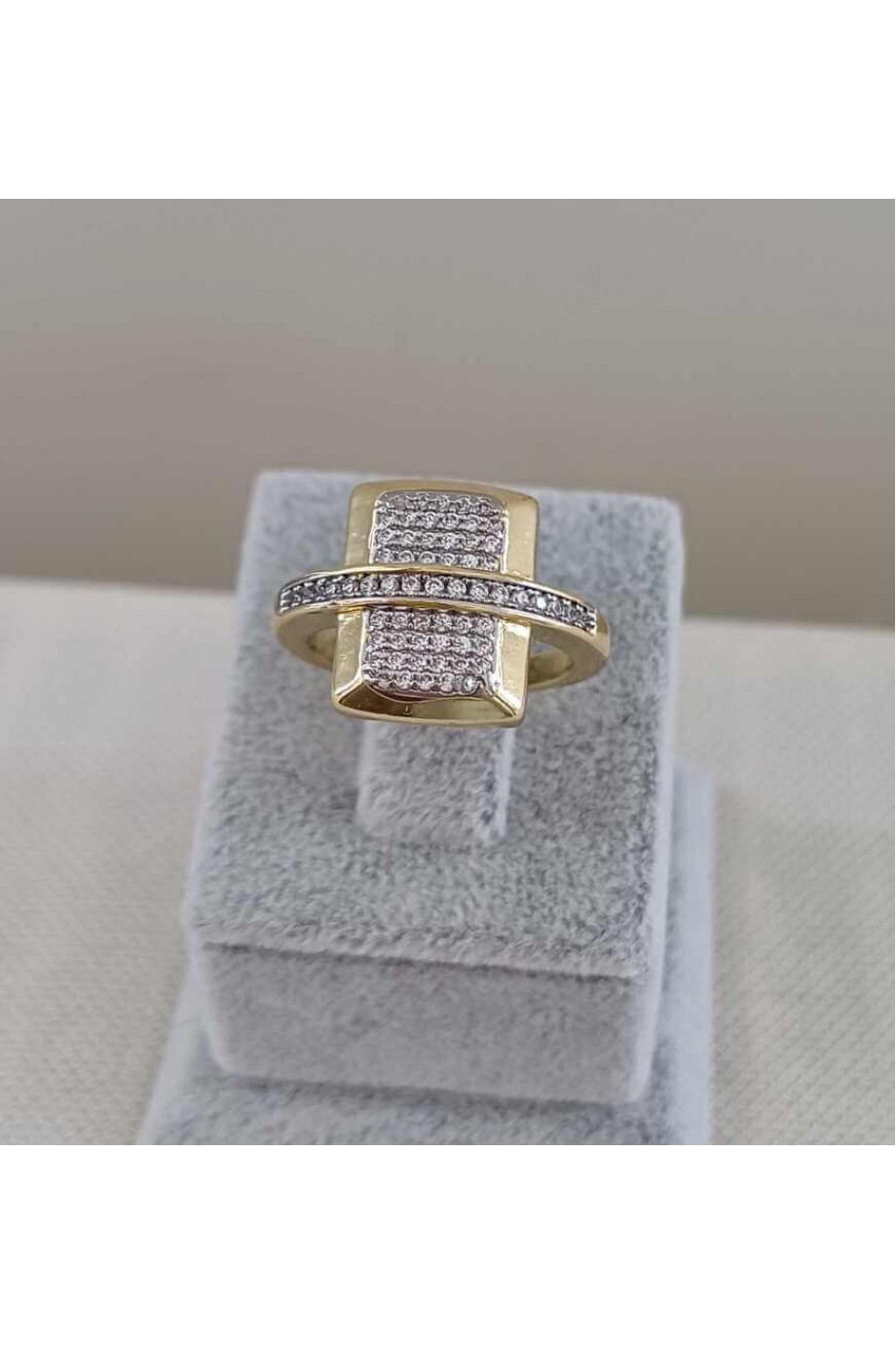 Zirkon Taşlı Gold Kadın Küpe