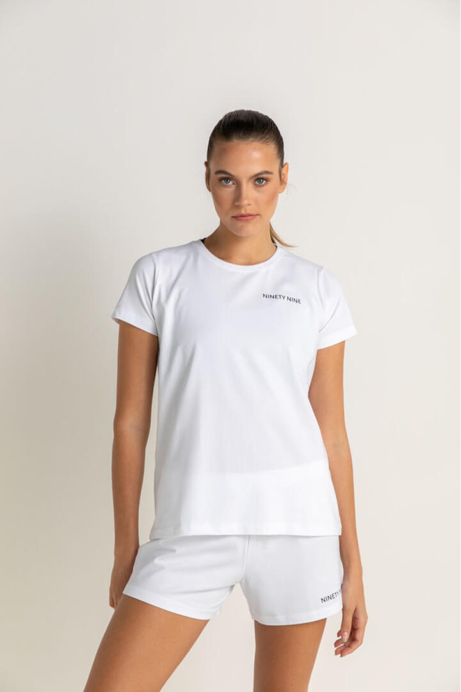 Beyaz Basic Kadın T-Shirt